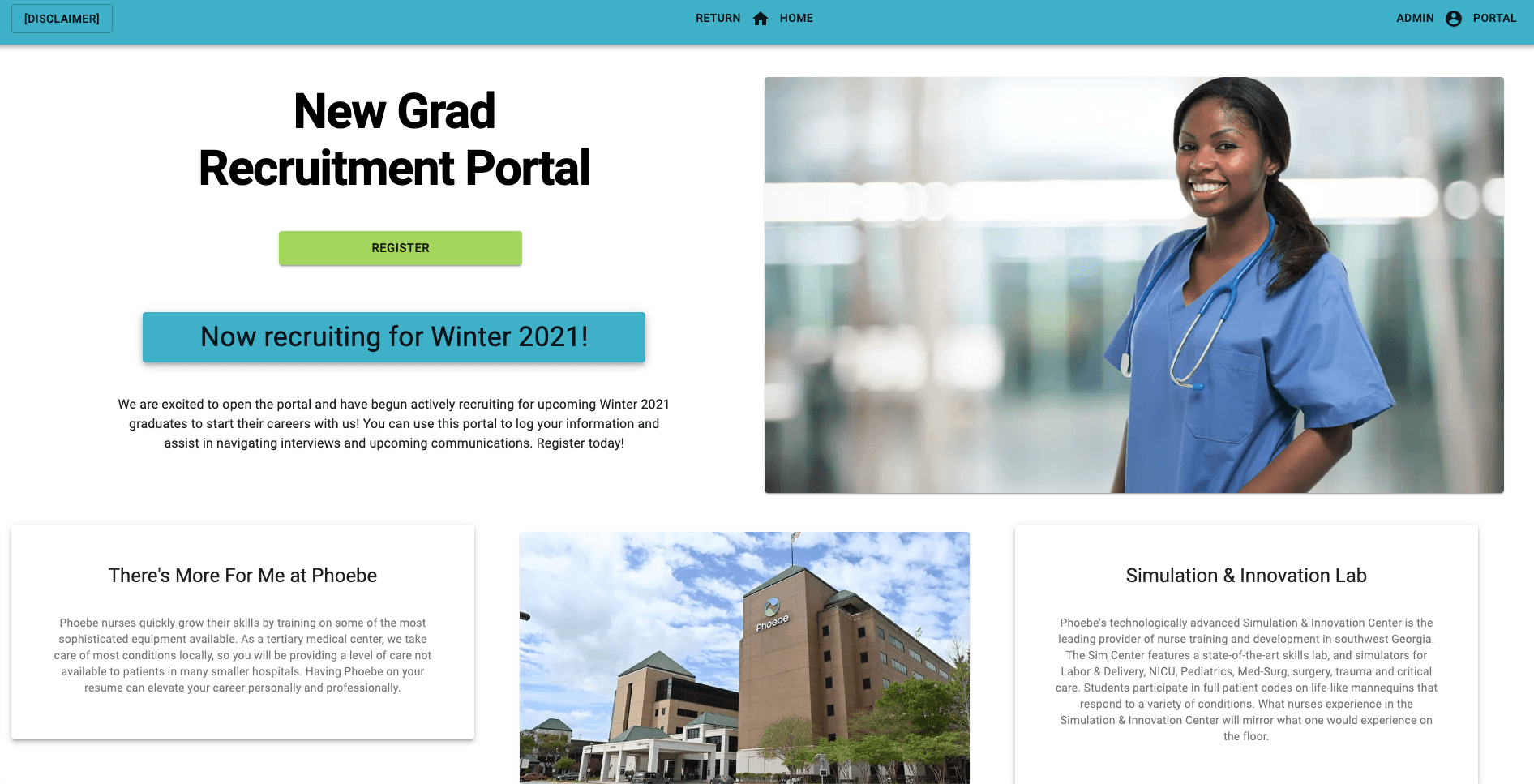 New Grad Recruitment screenshot